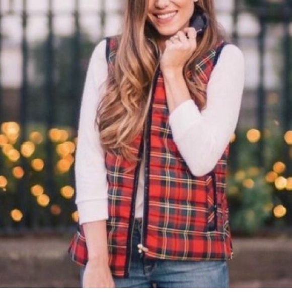 J. Crew Jackets & Blazers - J. Crew Plaid Vest J. Crew